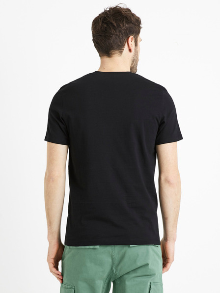 Celio Cămașă de bază neagră pentru bărbați Celio Debasev