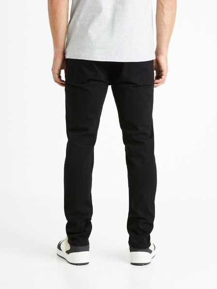 Celio Blugi slim fit negri pentru bărbați Celio Foslim