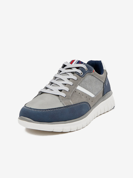 Celio Adidași bărbătești gri în finisaj de piele de căprioară Celio