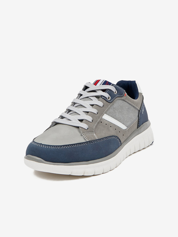 Celio Adidași bărbătești gri în finisaj de piele de căprioară Celio