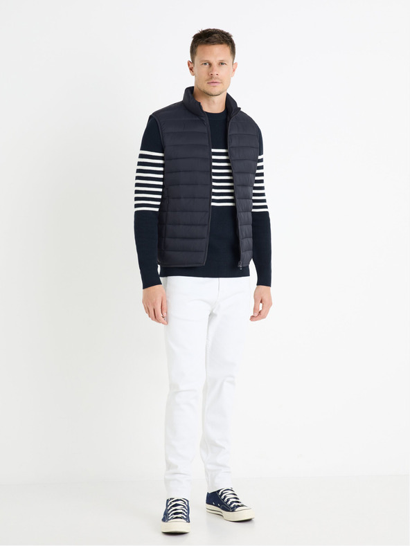 Celio Vesta matlasată albastru închis pentru bărbați Celio Fulock