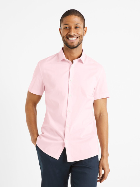 Celio Cămașă roz pentru bărbați Celio Daslim