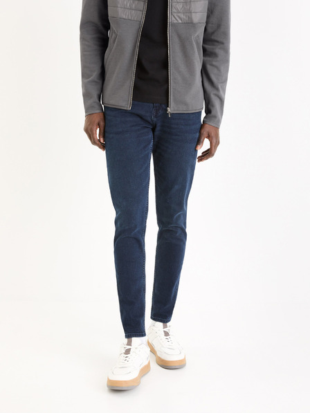 Celio Blugi skinny fit albastru închis Celio Foskinny