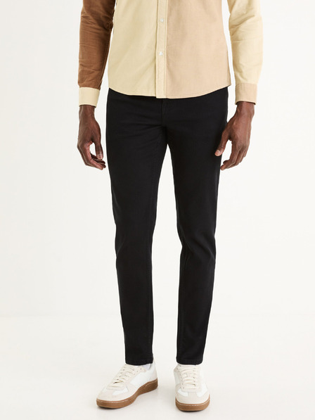 Celio Blugi slim fit negri pentru bărbați Celio Dow
