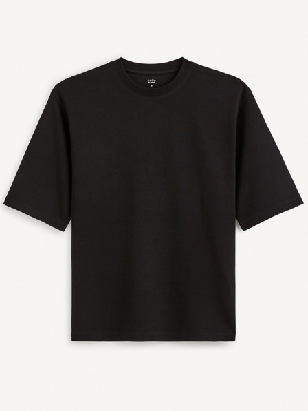Celio Tricou negru pentru bărbați Celio Gehem
