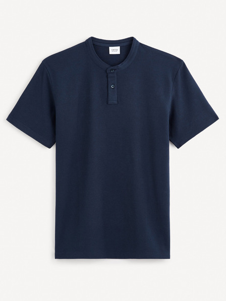 Celio Tricou polo basic albastru închis pentru bărbați Celio Gesohel