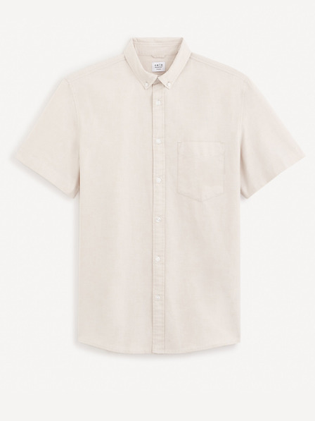 Celio Tricou bărbătesc normal bej Celio Daxfordmc