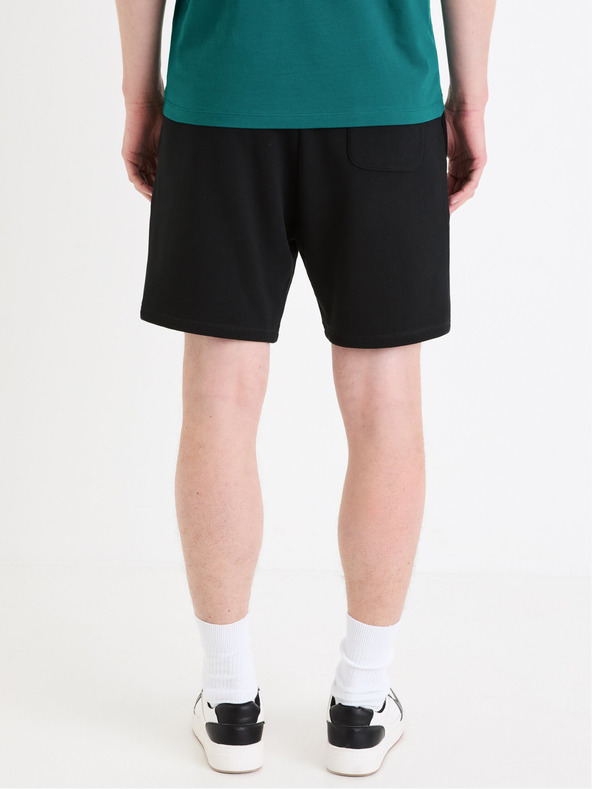 Celio Pantaloni scurți de trening negri pentru bărbați Celio Goshort