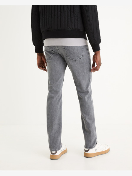 Celio Blugi pentru bărbați cu croială dreaptă Celio C15 gri
