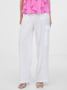 Orsay Pantaloni largi de damă albi ORSAY