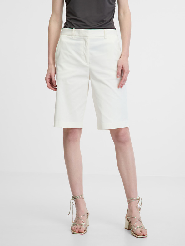 Orsay Pantaloni scurți albi de damă ORSAY