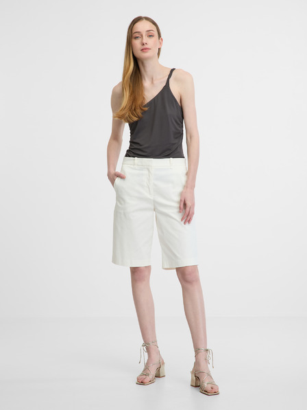 Orsay Pantaloni scurți albi de damă ORSAY