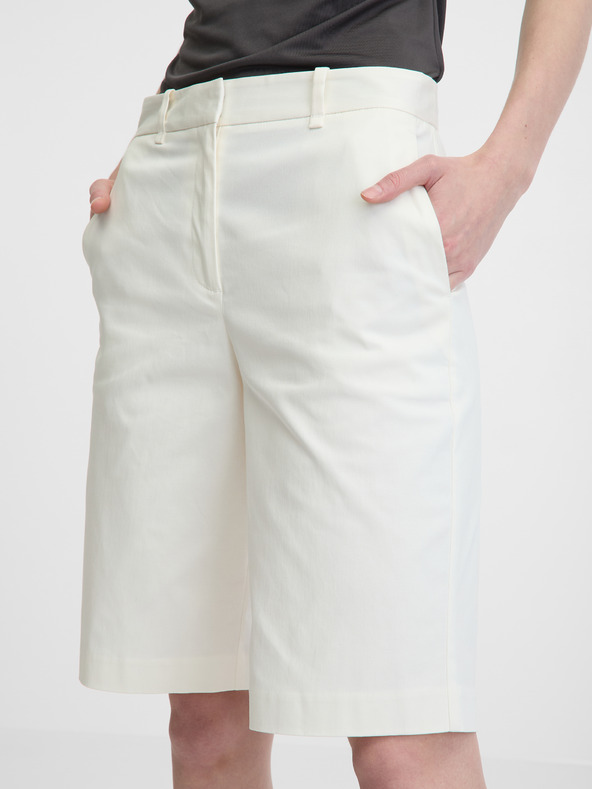 Orsay Pantaloni scurți albi de damă ORSAY