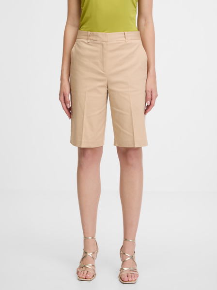 Orsay Pantaloni scurți maro deschis pentru femei ORSAY