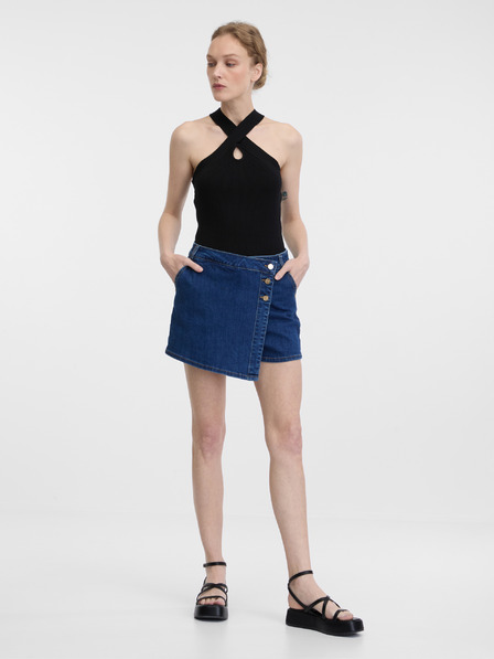 Orsay Șorturi din denim albastru pentru femei ORSAY