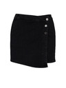 Orsay Pantaloni scurți negri din denim pentru femei ORSAY