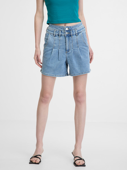 Orsay Pantaloni scurți din denim albastru deschis pentru femei ORSAY
