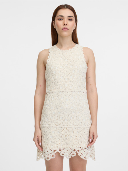 Orsay Rochie de damă crem până la genunchi ORSAY