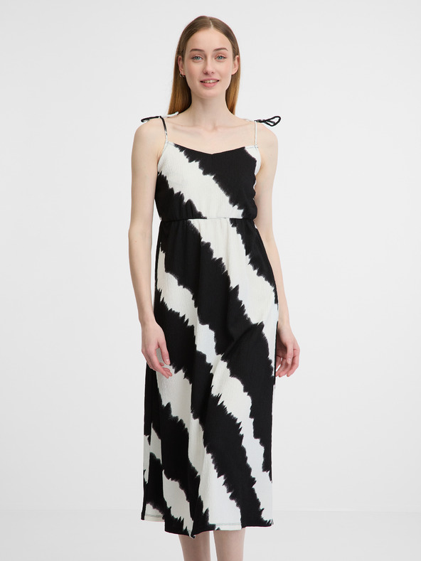 Orsay Rochie alb-negru și alb pentru femei ORSAY