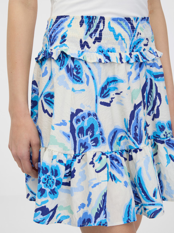 Orsay Fustă florală albastră pentru femei ORSAY