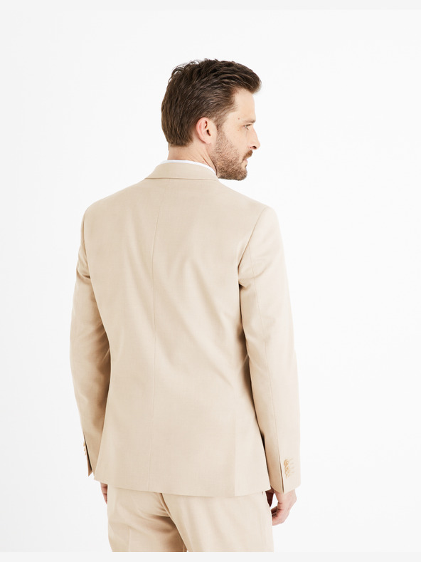 Celio Blazer slim bej pentru bărbați Celio Buamaury