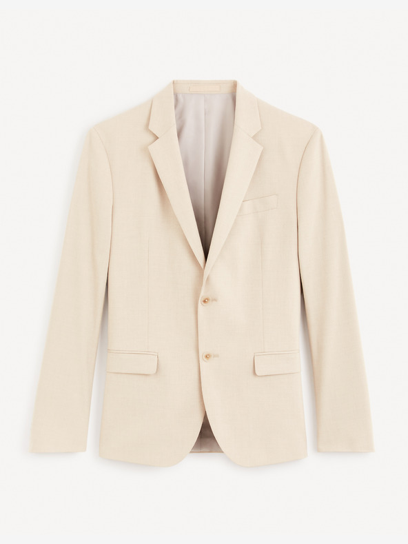 Celio Blazer slim bej pentru bărbați Celio Buamaury