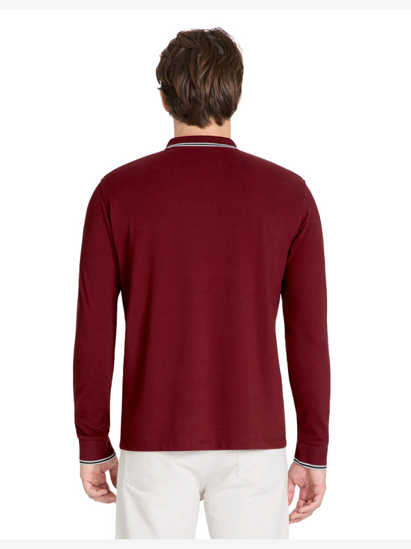 Celio Tricou polo burgundy pentru bărbați Celio Decolml