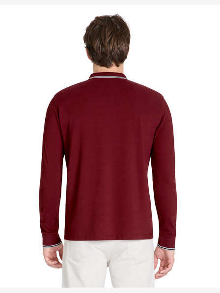 Celio Tricou polo burgundy pentru bărbați Celio Decolml