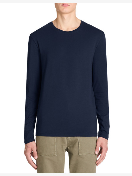 Celio Tricou bărbătesc albastru închis cu mânecă lungă Celio Julesflash