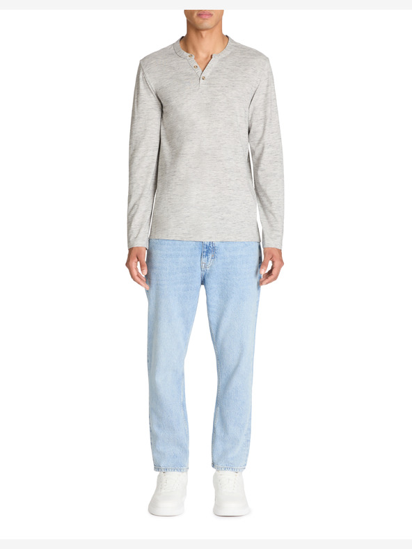 Celio Cămașă bărbătească gri cu mânecă lungă Celio Bibow2