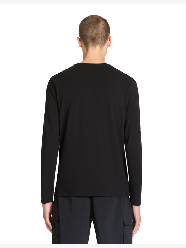 Celio Cămașă neagră cu mânecă lungă pentru bărbați Celio Gehair