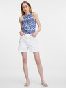 Orsay Top albastru cu model pentru femei ORSAY