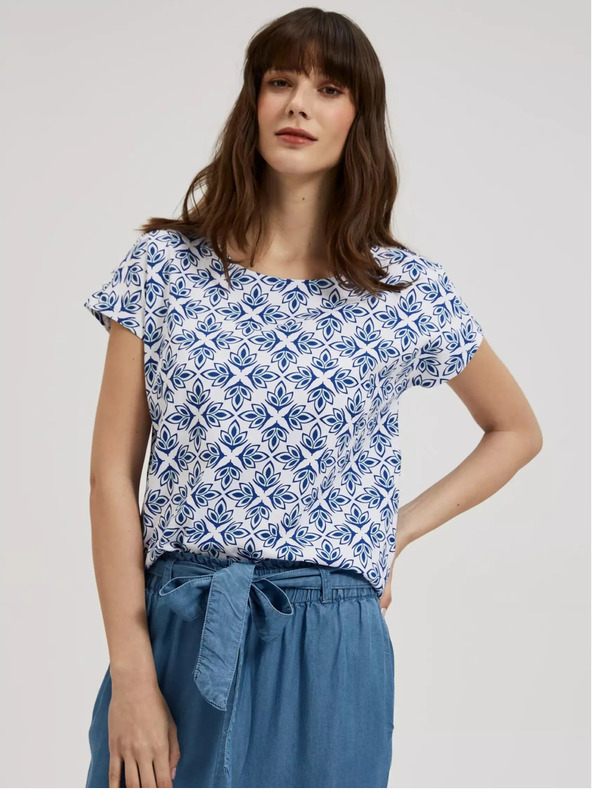 Moodo Tricou cu ornamente pentru femei Moodo