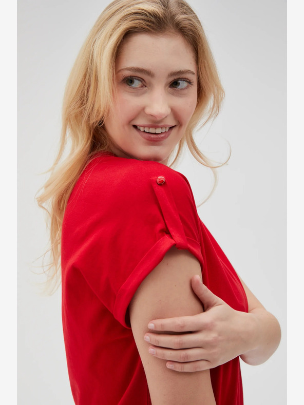 Moodo Tricou roșu pentru femei Moodo