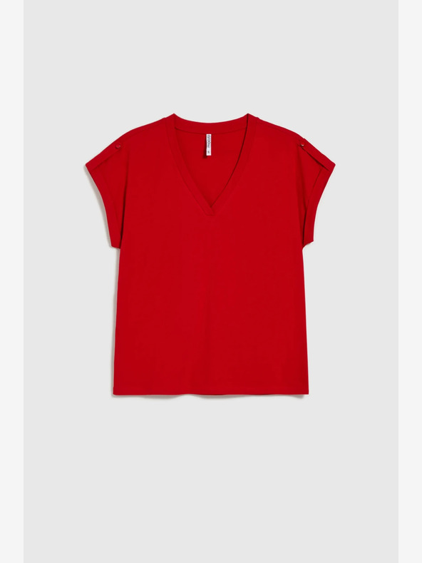Moodo Tricou roșu pentru femei Moodo