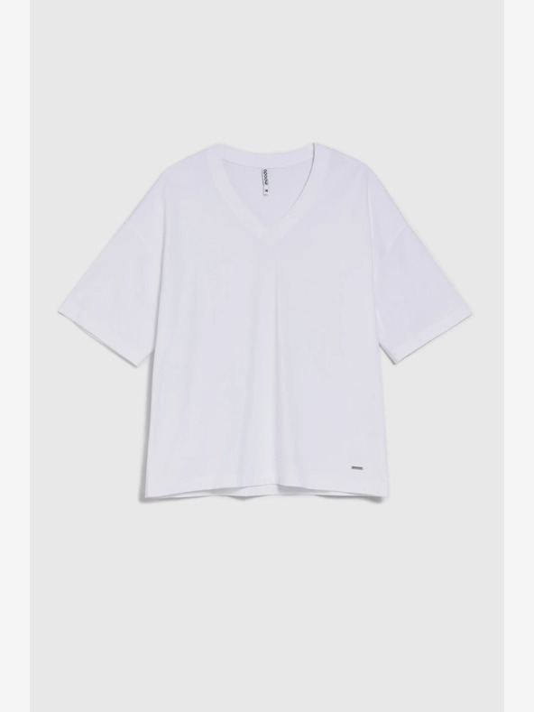 Moodo Tricou alb pentru femei Moodo
