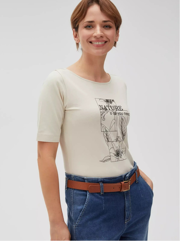 Moodo Cămașă Moodo bej pentru femei