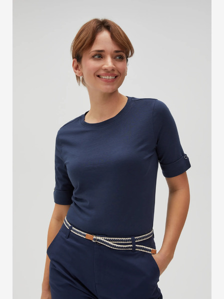 Moodo Tricou albastru închis pentru femei Moodo