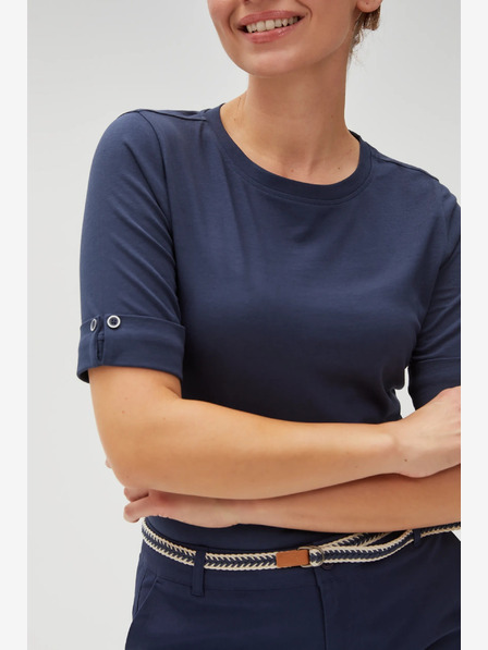 Moodo Tricou albastru închis pentru femei Moodo