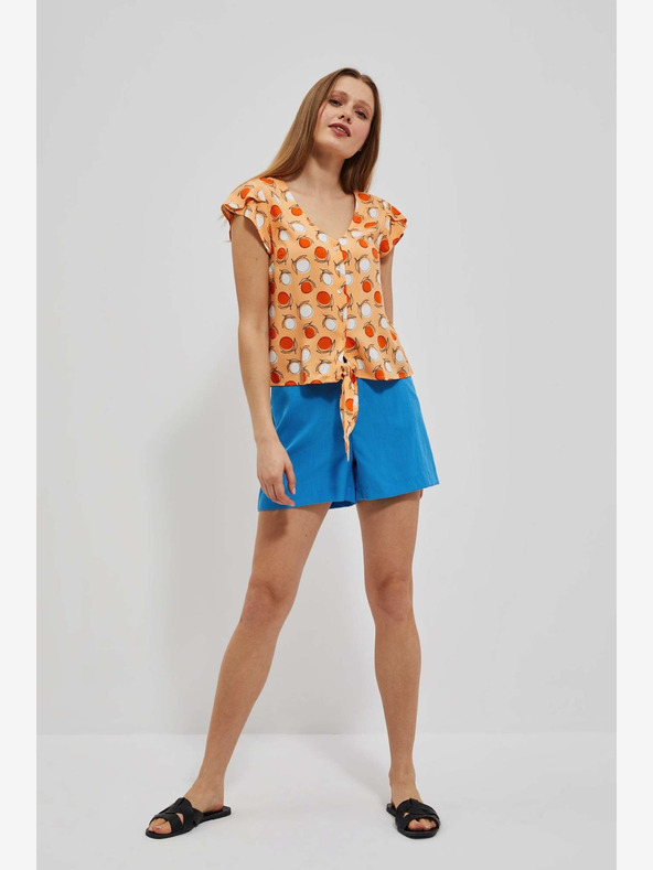 Moodo Tricou cu model portocaliu Moodo