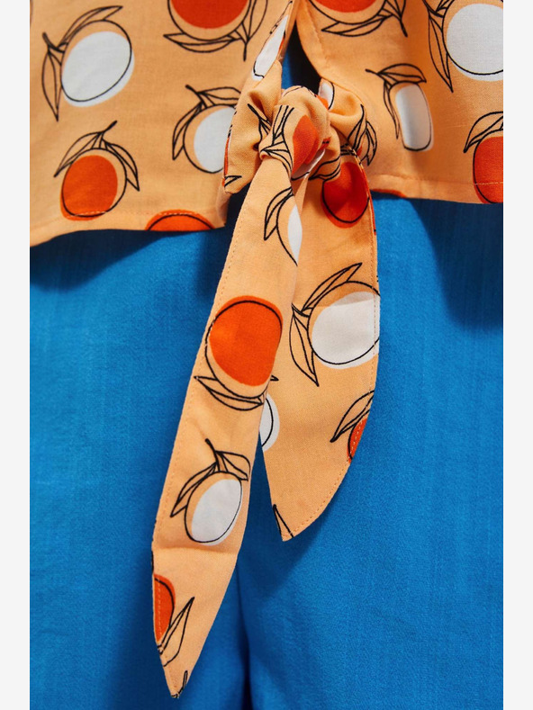 Moodo Tricou cu model portocaliu Moodo