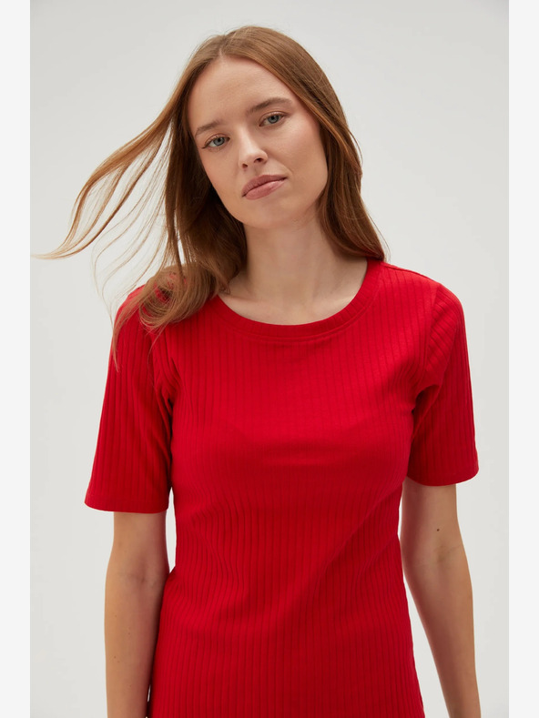 Moodo Tricou roșu pentru femei Moodo
