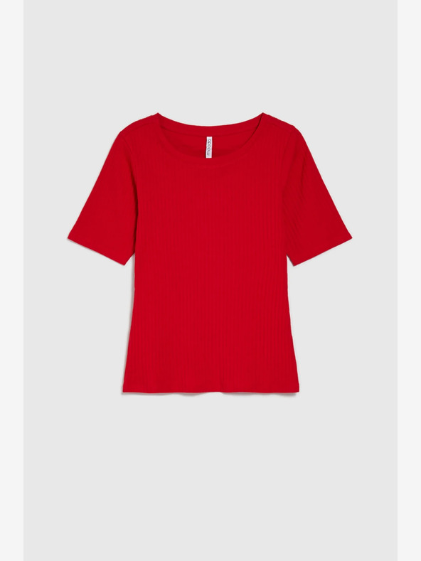 Moodo Tricou roșu pentru femei Moodo