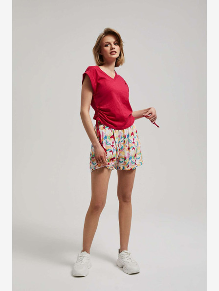 Moodo Tricou roz închis Moodo