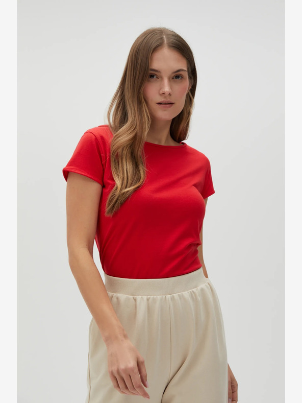 Moodo Tricou roșu pentru femei Moodo