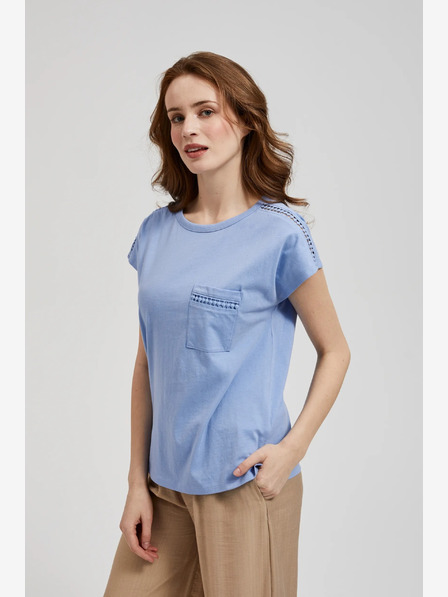 Moodo Tricou albastru Moodo