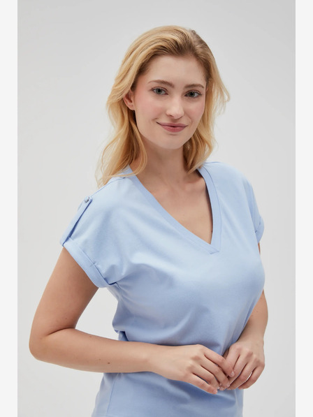 Moodo Tricou albastru deschis pentru femei Moodo