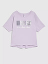 Moodo Tricou violet deschis cu paiete Moodo