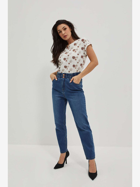 Moodo Tricou alb cu model Moodo