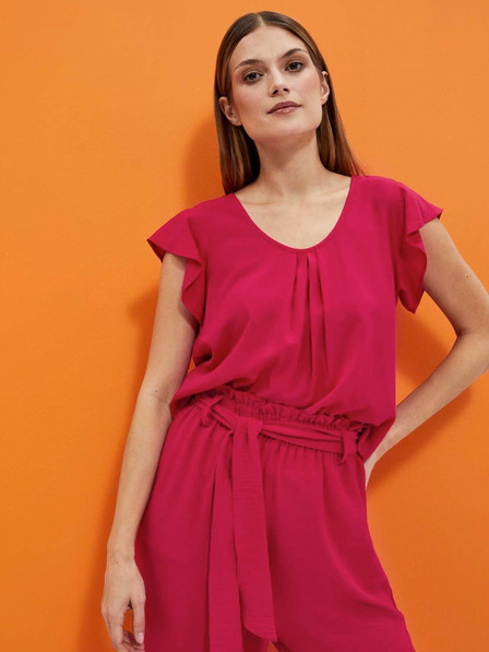 Moodo Tricou roz închis Moodo